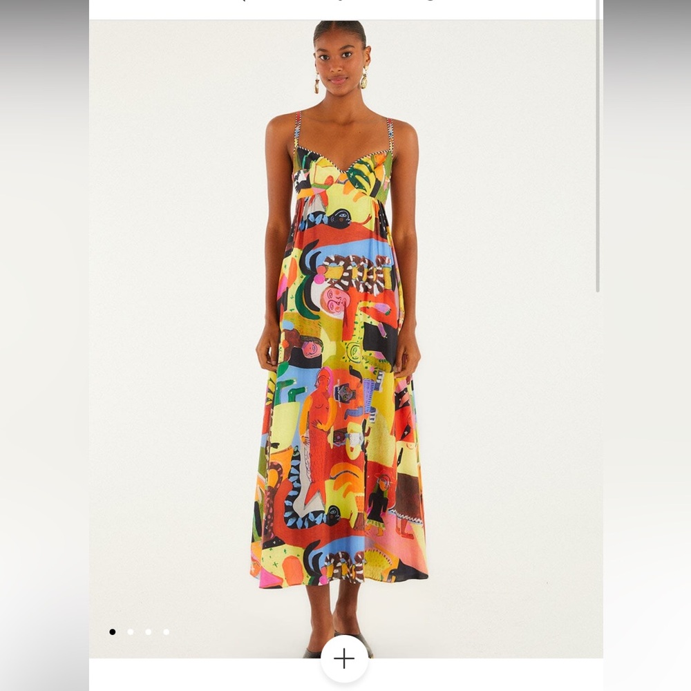 NWT Farm Rio Ana Leovy Sleeveless Maxi Dress
